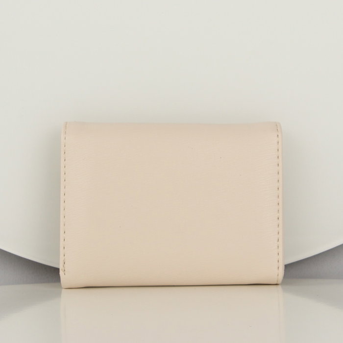 Zoozie Bags Cartera y Tarjetero de Piel Beige